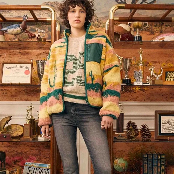 MOTHER Multicolor Sherpa Jacket - Picture 3 of 15